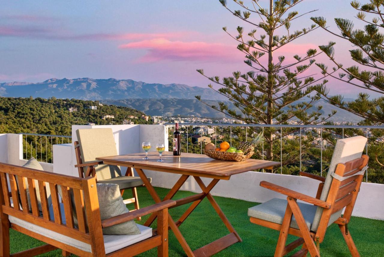 חאניה Sunset Home With Sea View מראה חיצוני תמונה