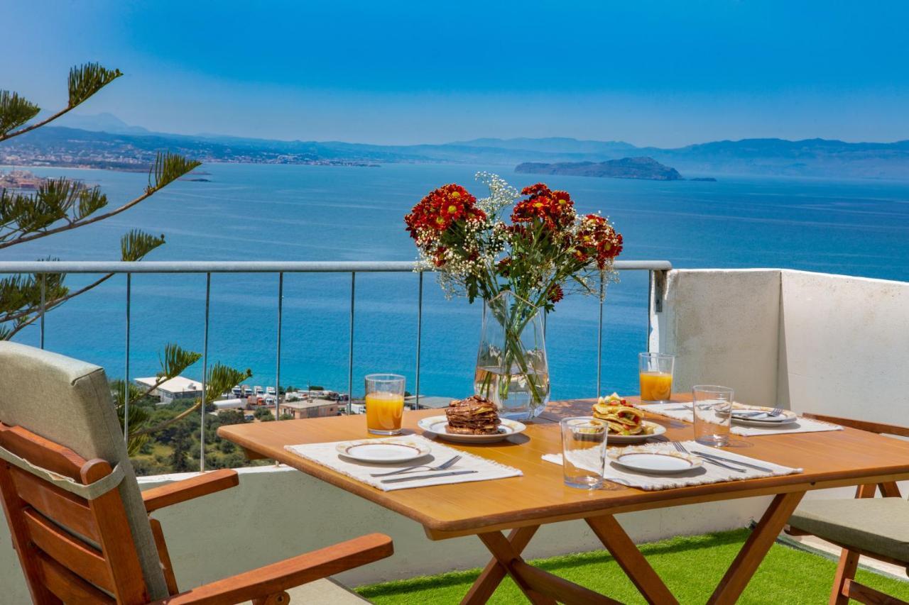 חאניה Sunset Home With Sea View מראה חיצוני תמונה